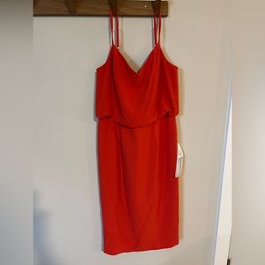 Burnt orange dress
